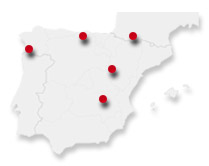 Mapa de Armerías para comprar Cartuchos Trust