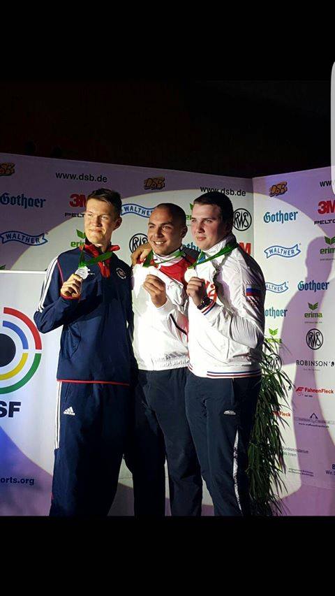 Podium ISSF Double Trap Junior 2016