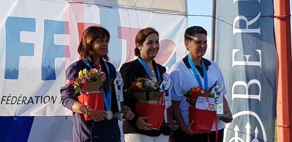 Podio Damas 48 Campeonato Europeo de Foso Universal FITASC