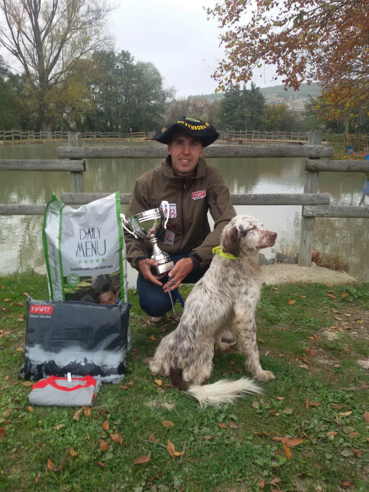 Arkaitz Egaña, otra vez campeón de Euskadi de Caza menor con perro.