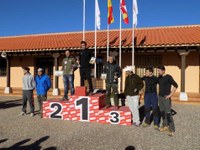 Arkaitz Egaña, segundo clasificado en la semifinal de la Zona Norte del Campeonato de España de caza menor con perro.